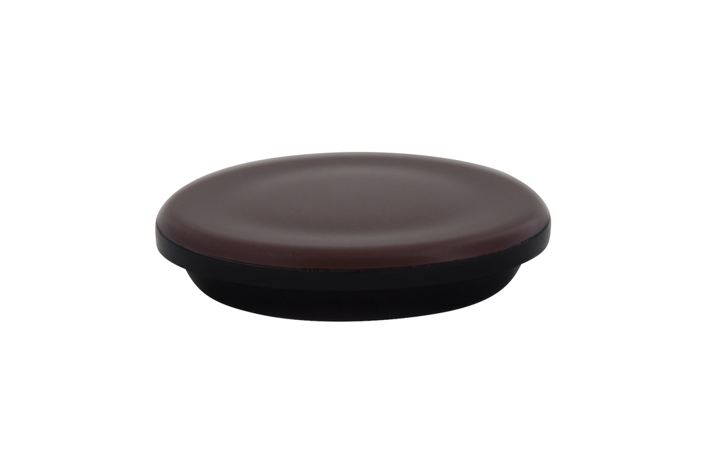 Teflon-Untersetzer braun 65 mm, für Pianos