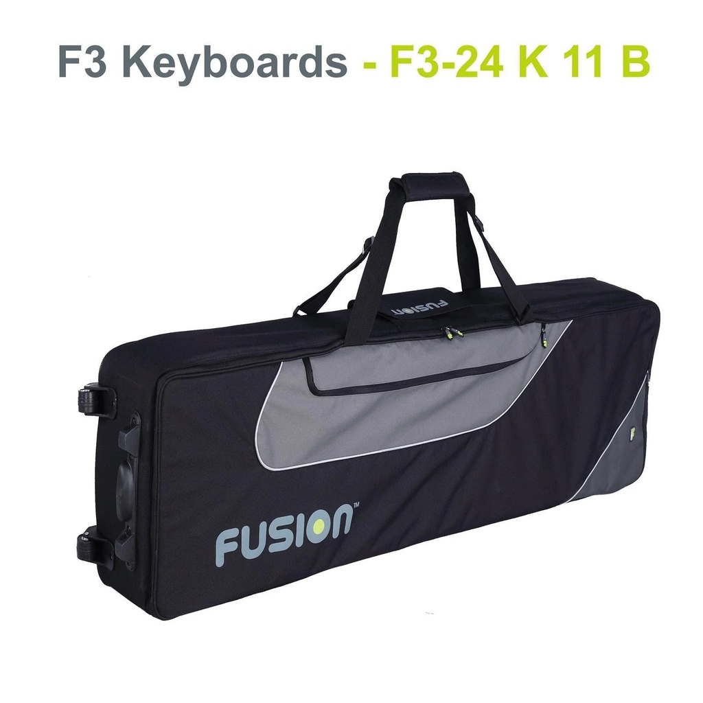 Fusion Keyboardtasche, schwarz/grau, Innenmaße: 1270 x 520 x 215 mm