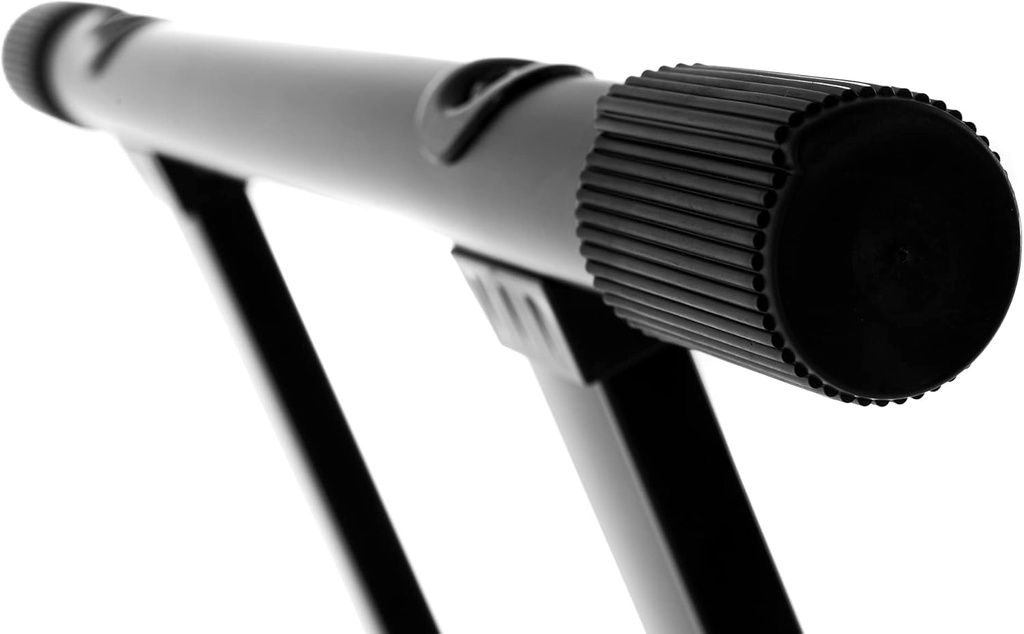 Keyboardständer doppelstrebig, Gear System Schwarz