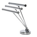 LED Klavierlampe chromfarben, Batterie- oder Netzbetrieb