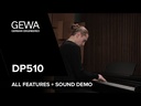 GEWA Digitalpiano DP-510 schwarz matt