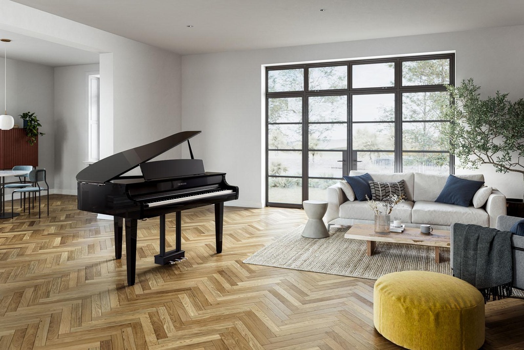 Yamaha Clavinova CLP-865GP Digitalflügel, schwarz poliert