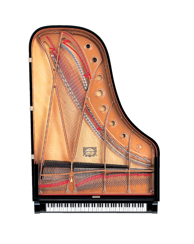 Yamaha C7X Halbkonzertflügel, schwarz poliert