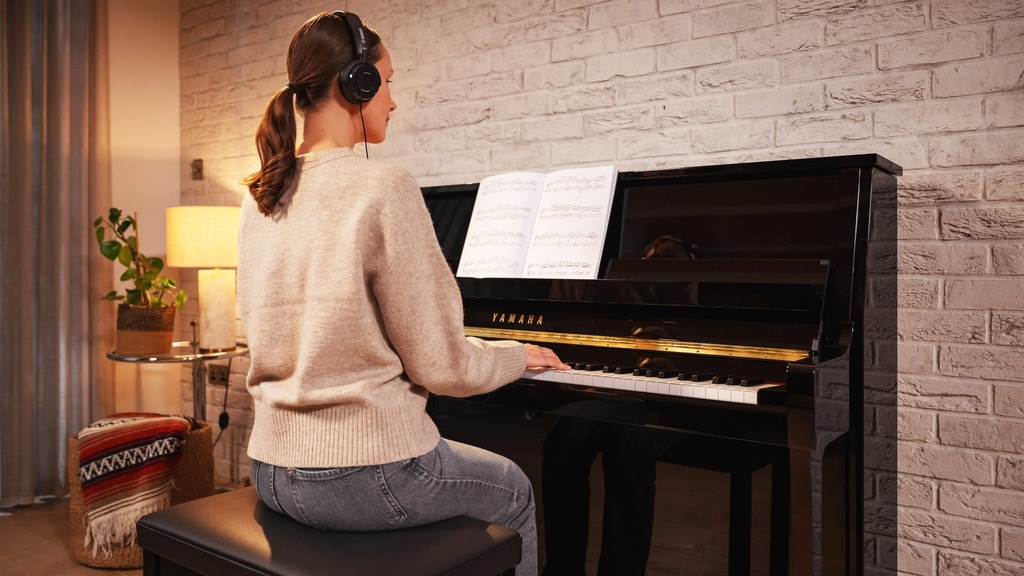 Yamaha Silent Piano B30SC3PE, schwarz poliert