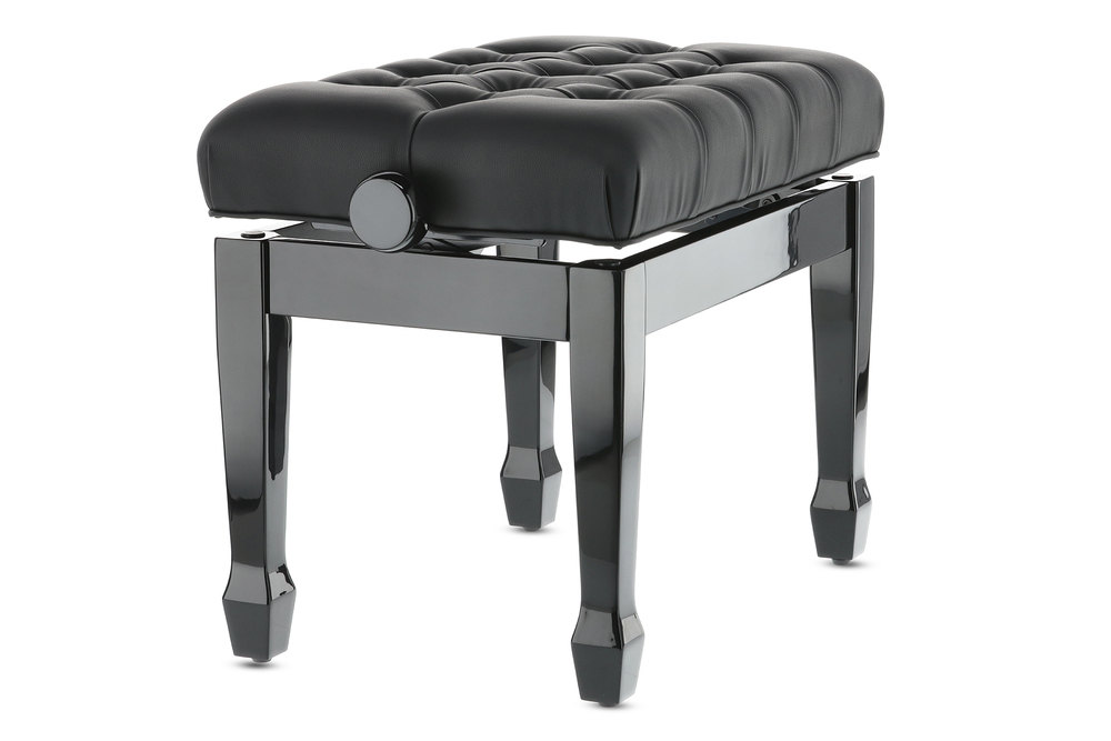 GEWA Pianobank Deluxe XL Schwarz Hochglanz