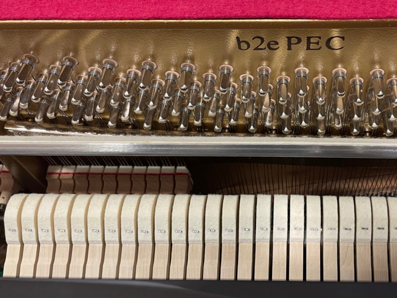 Yamaha Piano B2EPEC, schwarz poliert Chrom