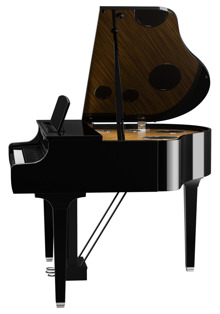 Yamaha Clavinova Digitalflügel, schwarz poliert,