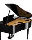 Yamaha Clavinova Digitalflügel, schwarz poliert,