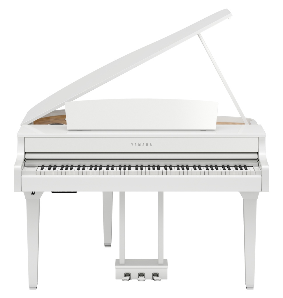 Yamaha Clavinova Digitalflügel, weiß poliert,