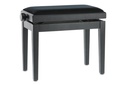 Gewa Klavierbank Deluxe schwarz matt