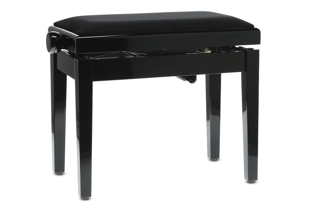 GEWA Pianobank Deluxe Autolift, schwarz poliert