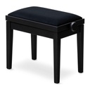 Hidrau Model Klavierbank, schwarz matt
