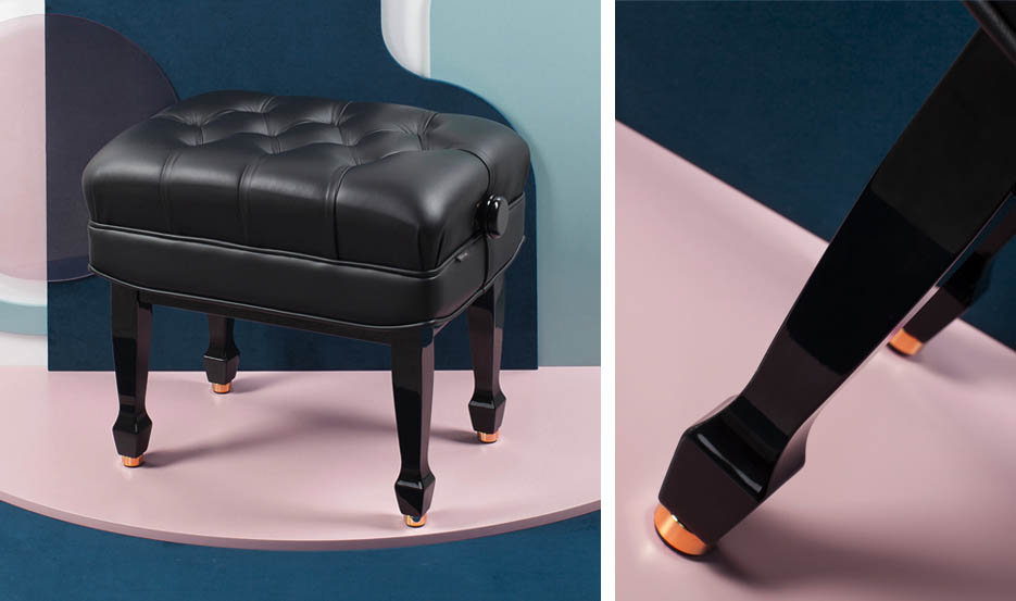 Hidrau Model Konzertklavierbank, mit Liftmechanik