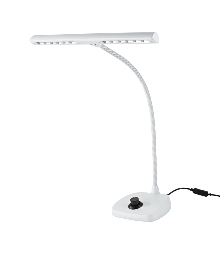 K&M LED Pianoleuchte, weiß, dimmbar