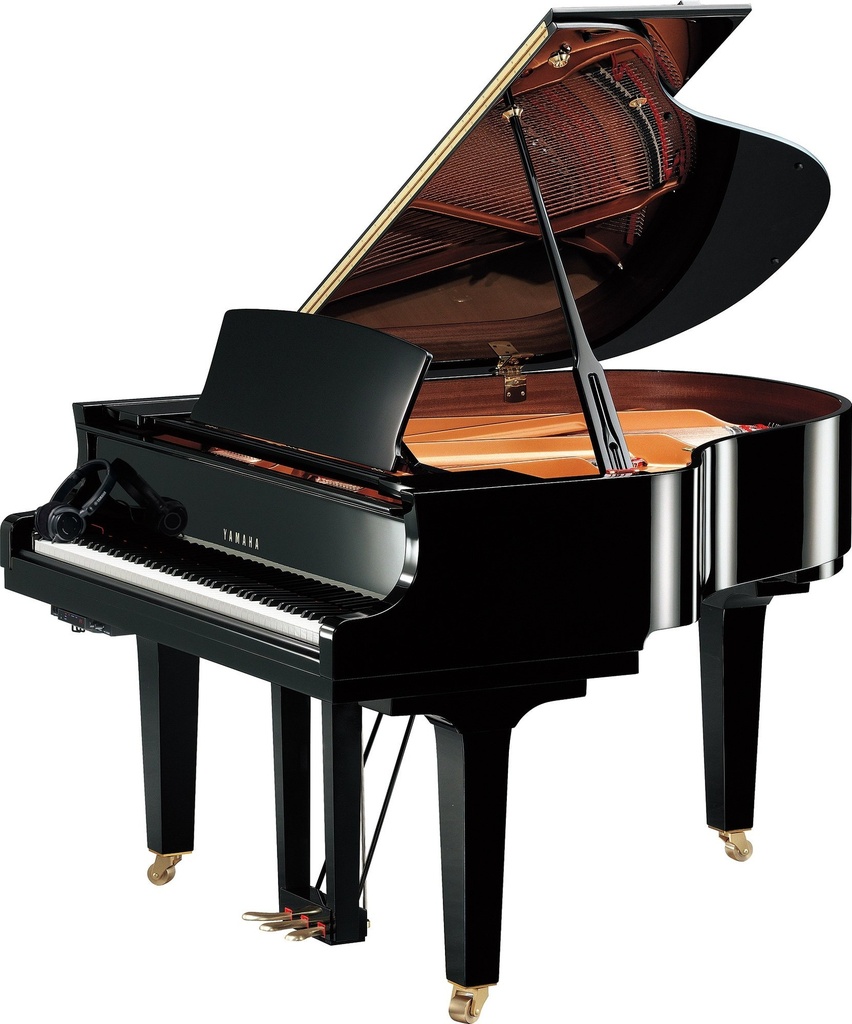Yamaha C1XSH3PE Silent Flügel, schwarz poliert