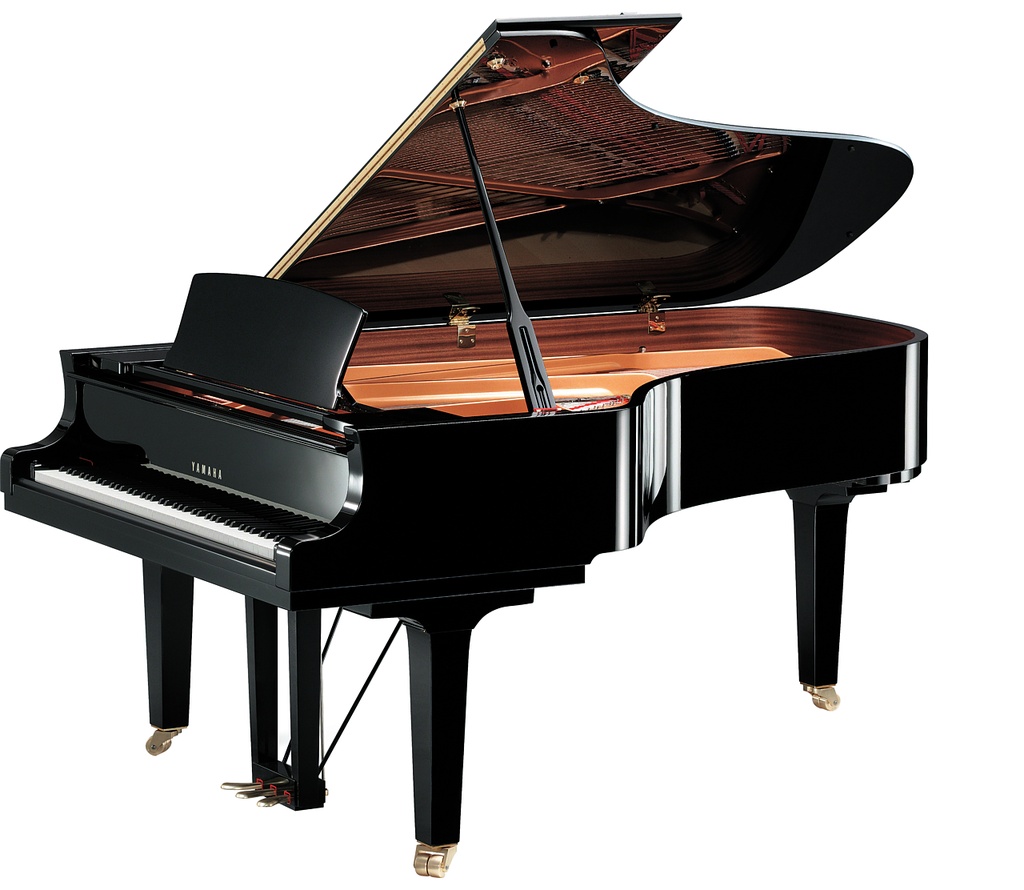 Yamaha C7X Halbkonzertflügel, schwarz poliert