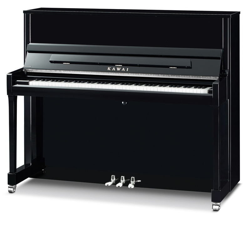 Kawai Piano K-300, schwarz poliert Chrom
