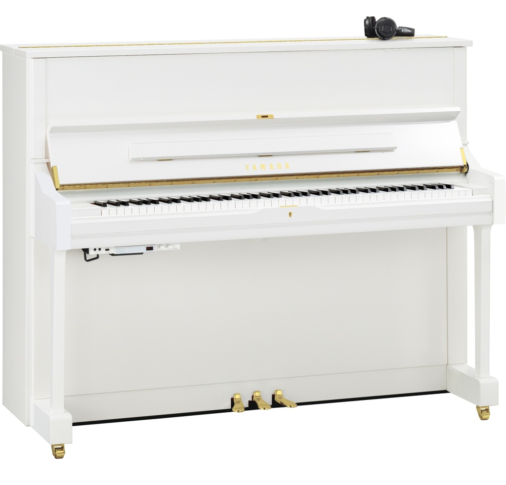 Yamaha Silent Piano U1SH3PWH, weiß poliert