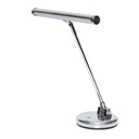 LED Klavierlampe chromfarben, Batterie- oder Netzbetrieb