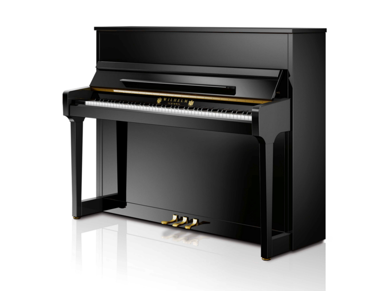 Wilhelm Schimmel Piano W114, mit Twintone Stummschaltung,