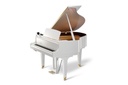 Kawai Flügel GL-10 mit Stummschaltung, weiß poliert