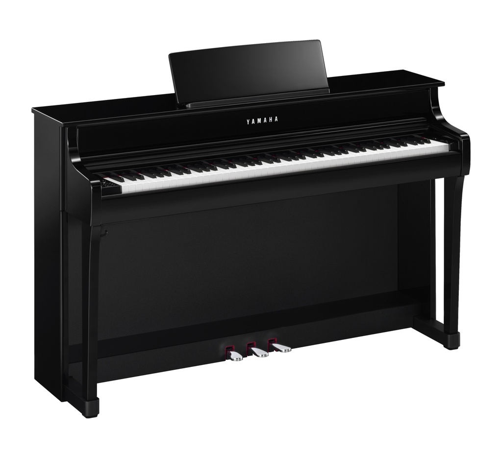 Yamaha Clavinova CLP-835PE Digitalpiano Set, schwarz poliert