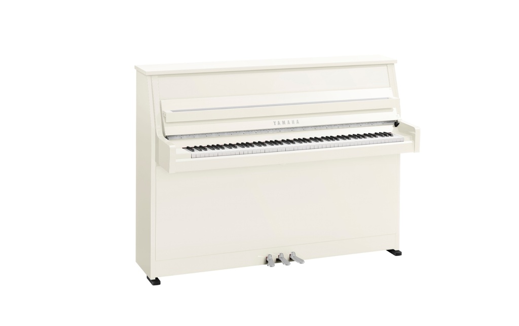Yamaha Piano B10PWHC, weiß poliert, Chrom