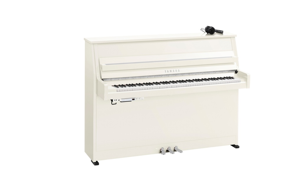 Yamaha Silent Piano B10SC3PWH, weiß poliert, Chrom