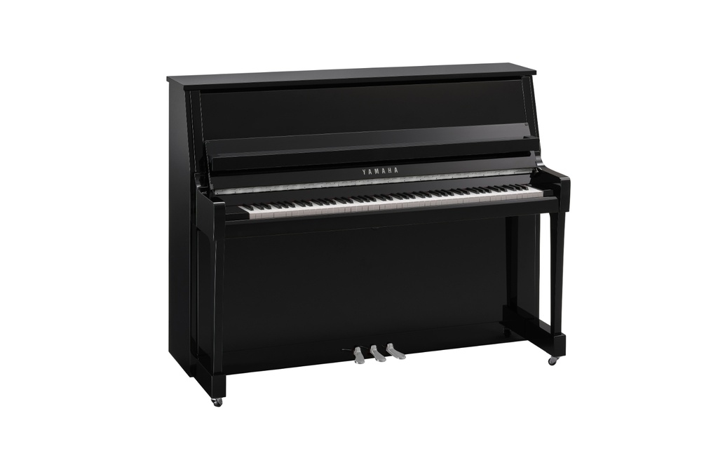 Yamaha Piano B20PEC, schwarz poliert, Chrom