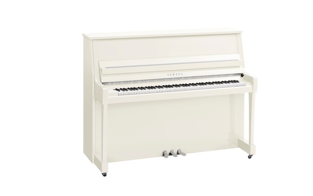 Yamaha Piano B20PWHC, weiß poliert, Chrom