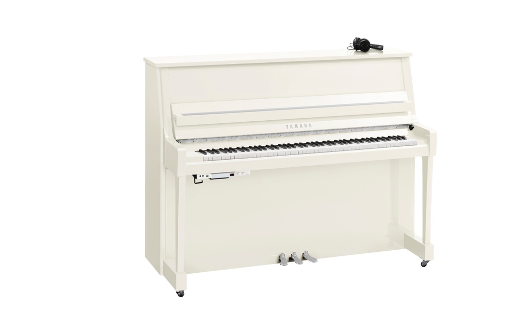 Yamaha Silent Piano B20SC3PWHC, weiß poliert, Chrom