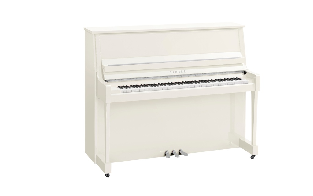 Yamaha Piano B30PWHC, weiß poliert, Chrom