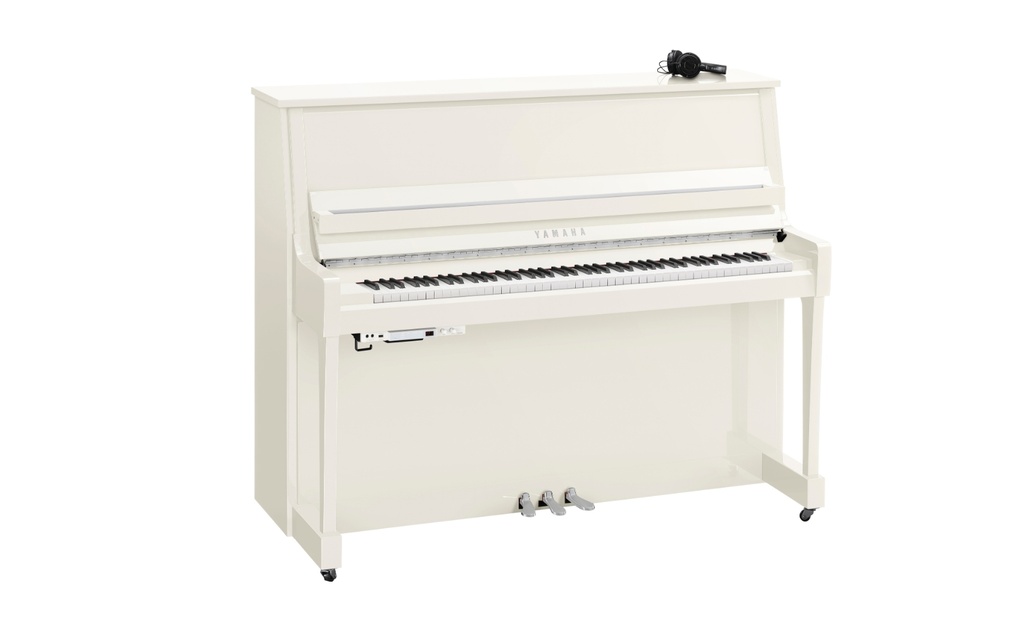 Yamaha Silent Piano B30SC3PWHC, weiß poliert, Chrom