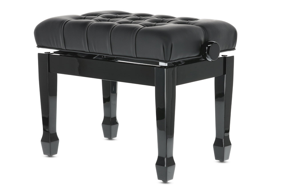 GEWA Pianobank Deluxe XL Schwarz Hochglanz