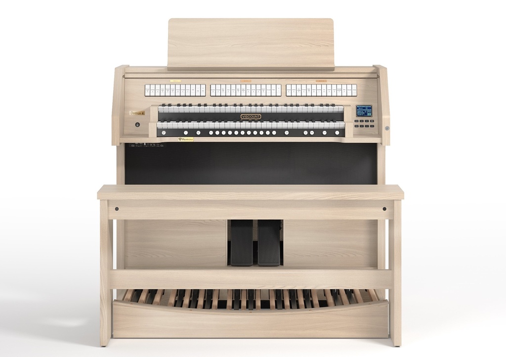 Viscount Sakralorgel Domus 4 Light Oak, mit Rolldeckel