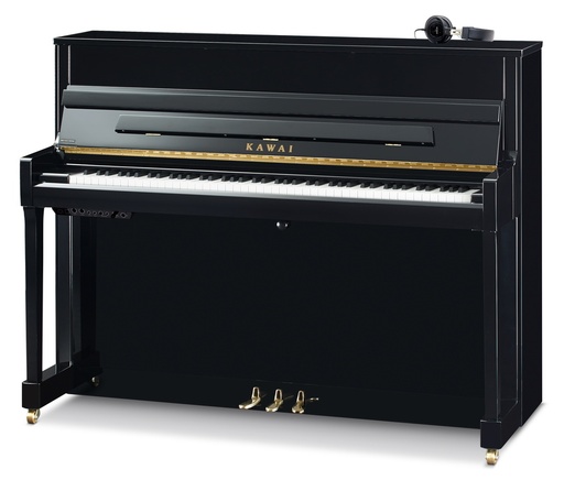 [K200ATX4EP] Kawai Piano K-200 mit Stummschaltung ATX-4, schwarz poliert