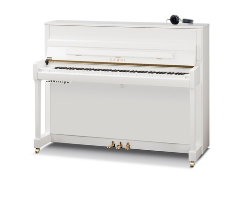 [K200ATX4WHP] Kawai Piano K-200 mit Stummschaltung ATX-4, weiß poliert
