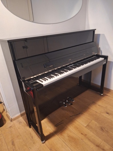 [P120SP] W.Hoffmann Piano P120, schwarz poliert, neuwertig