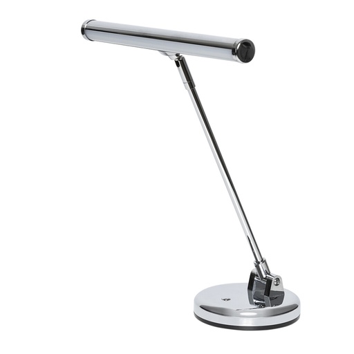 [SPLED152CR] LED Klavierlampe chromfarben, Batterie- oder Netzbetrieb