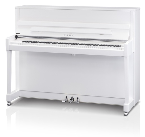 [K200ATX4WHPS] Kawai Piano K-200 mit Stummschaltung ATX-4, weiß poliert Chrom