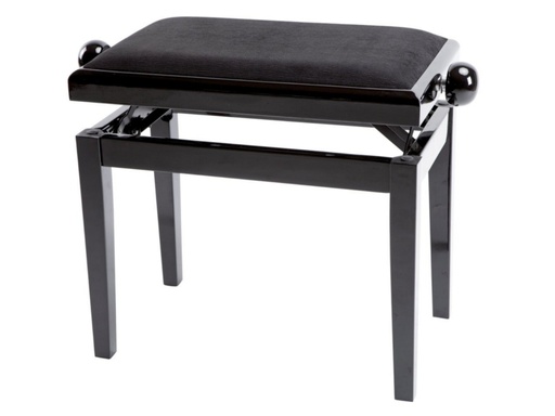 [KB23BKPVBK] Klavierbank schwarz poliert, höhenverstellbar